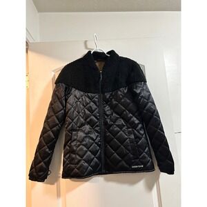 686 SMARTY 3-in-1 Technology Black Quilted Sherpa Lined Jacket Womens Size S